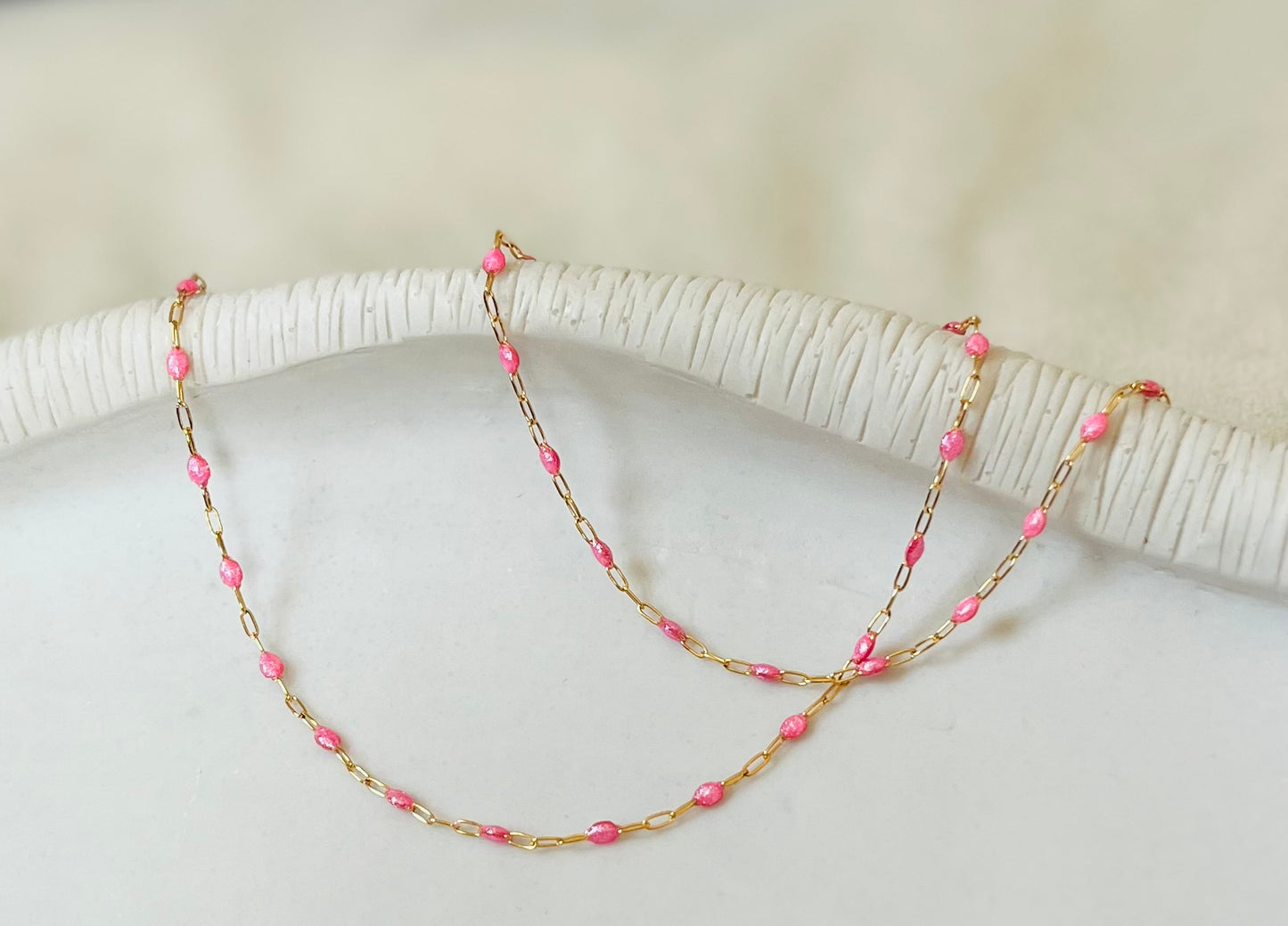 Pink in April Necklace