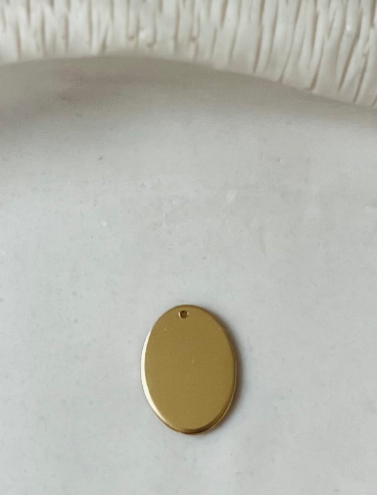 Oval Gold Pendant